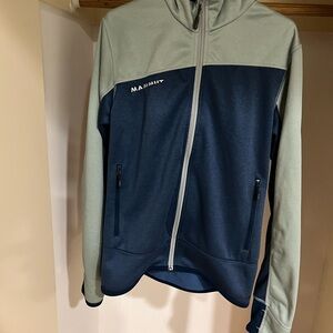 Mammut polartec Green and grey  Hoodie  mens